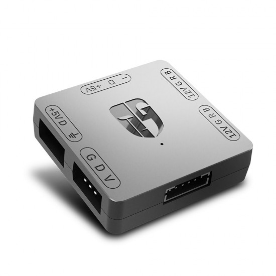 RGB Convertor 5V to 12V RGB Transfer Hub SATA interface Magnet installation For RGB 3PIN M/B Gigabyte and MSI RGB Convertor 5V to 12V RGB Transfer Hub SATA interface Magnet installation For RGB 3PIN M/B Gigabyte and MSI