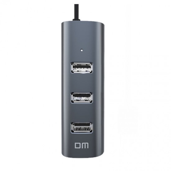 DM CHB008 USB2.0 with 4 Ports USB Hub Extender Extension Connector Adapter for PC Laptop