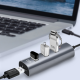 DM CHB009 4 Ports USB3.0 Hub 300Mbps Extender Extension Connector Adapter USB Hub for PC Laptop