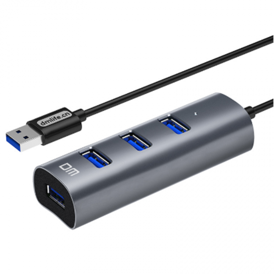 DM CHB009 4 Ports USB3.0 Hub 300Mbps Extender Extension Connector Adapter USB Hub for PC Laptop