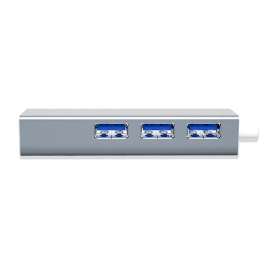 DM CHB013 3 ports USB3.0 Hub 5Gbps Gigabit Network Port RJ45 Adapter USB Hub Extender Extension Connector