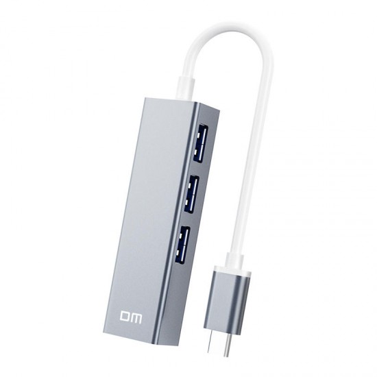 DM CHB013 3 ports USB3.0 Hub 5Gbps Gigabit Network Port RJ45 Adapter USB Hub Extender Extension Connector