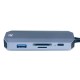 DM CHB015 Type - C 9 in 1 HUB USB 3.0 HD 4K Display Conversion Adapter PD Charging SD TF Card Reader Data USB Hub DM CHB015 Type - C 9 in 1 HUB USB 3.0 HD 4K Display Conversion Adapter PD Charging SD TF Card Reader Data USB Hub