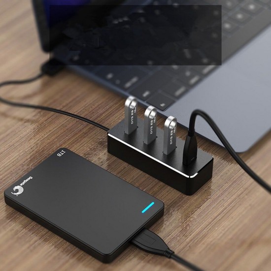 GNS-S01 4 Ports USB3.0 Hub with 3.5MM Power Supply Interface USB Hub Extender Extension Connector Adapter for PC Laptop Tablet GNS-S01 4 Ports USB3.0 Hub with 3.5MM Power Supply Interface USB Hub Extender Extension Connector Adapter for PC Laptop Tablet