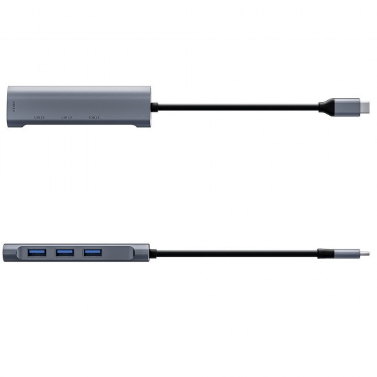 Type C to USB 3.0 Splitter 4port USB3.0 Hub 4-in-1 Docking Station Adapter 5Gbps Converter UHB02