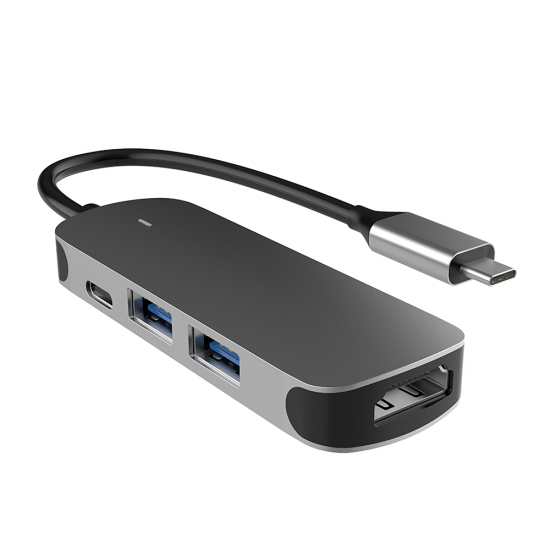 Type C to USB3.0 Splitter Type C to USB2.0 HD Hub 4 in 1 Docking Station Adapter 5Gbps Converter TX4H