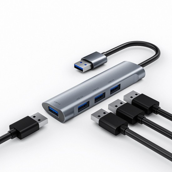 UHB01 4port USB3.0 Splitter USB Hub 4 in 1 Type A to USB 3.0 Docking Station Adapter 5Gbps Converter UHB01 4port USB3.0 Splitter USB Hub 4 in 1 Type A to USB 3.0 Docking Station Adapter 5Gbps Converter