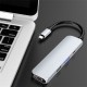 HW-TC41 4 in 1 USB Type C Data HUB Adapter with USB 3.0 USB 2.0 4K HD PD Charging for Tablet Laptop