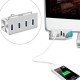 High Speed 5Gbps 4 USB 3.0 Ports Clip Design Aluminum Alloy USB Hub for PC iMac High Speed 5Gbps 4 USB 3.0 Ports Clip Design Aluminum Alloy USB Hub for PC iMac