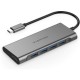 USB-C Multi-Port Hub with 4K HD Output USB 3.0 PD Charge USB Hub for MacBooks