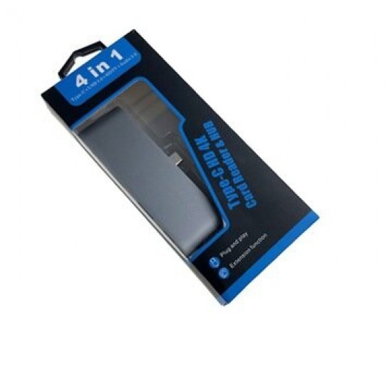USB Hub Multifunctional Type-C to USB3.0+HDMI+AUDIO3.5+PD Data Transimitting Speed High Temperature Resistance For Laptop USB Hub Multifunctional Type-C to USB3.0+HDMI+AUDIO3.5+PD Data Transimitting Speed High Temperature Resistance For Laptop