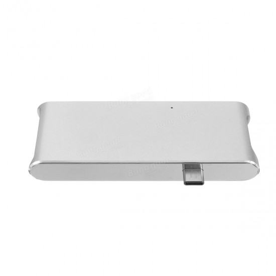 Multifunctional Type-C to 4K HD Type-C Charging Two-Port USB3.0 HUB TF SD Card Reader for Macbook Multifunctional Type-C to 4K HD Type-C Charging Two-Port USB3.0 HUB TF SD Card Reader for Macbook
