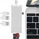 Multifunctional Type-C to 4K HD Type-C Charging Two-Port USB3.0 HUB TF SD Card Reader for Macbook Multifunctional Type-C to 4K HD Type-C Charging Two-Port USB3.0 HUB TF SD Card Reader for Macbook