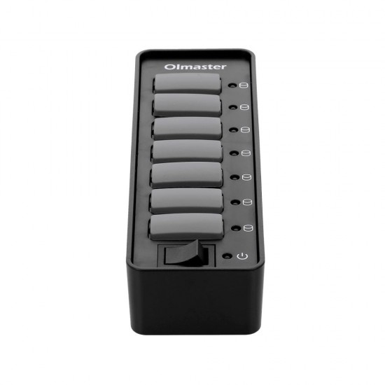 HB-8717U3 USB3.0 7 Ports Adapter 5Gbps with Dustproof Cap Switch Connector USB Hub for PC Laptop HB-8717U3 USB3.0 7 Ports Adapter 5Gbps with Dustproof Cap Switch Connector USB Hub for PC Laptop