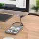MH4PU USB3.0 4 Ports Monitor Table Clip-type HUB For PC Mac