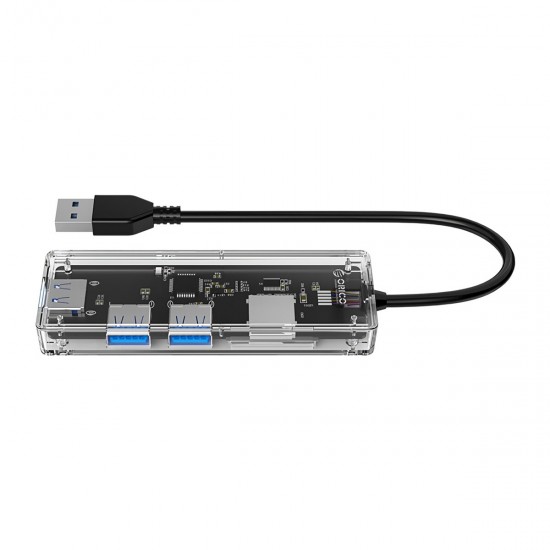 USB3.0 Hub Transparent Case USB3.0 Docking Station TF/SD Card Reader USB Data Transmission Adapter Converter TA1U3-4A / TA2U3-3ATS USB3.0 Hub Transparent Case USB3.0 Docking Station TF/SD Card Reader USB Data Transmission Adapter Converter TA1U3-4A / TA2U3-3ATS