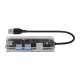 USB3.0 Hub Transparent Case USB3.0 Docking Station TF/SD Card Reader USB Data Transmission Adapter Converter TA1U3-4A / TA2U3-3ATS