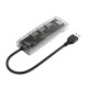USB3.0 Hub Transparent Case USB3.0 Docking Station TF/SD Card Reader USB Data Transmission Adapter Converter TA1U3-4A / TA2U3-3ATS USB3.0 Hub Transparent Case USB3.0 Docking Station TF/SD Card Reader USB Data Transmission Adapter Converter TA1U3-4A / TA2U3-3ATS