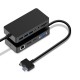 SH701 USB Hub Card Reader Docking Station for Surface Pro 4/5/6 with RJ45 LAN DP HD VGA USB 3.0 Ports Type-C SD/TF Card Slot 3.5mm Audio Port