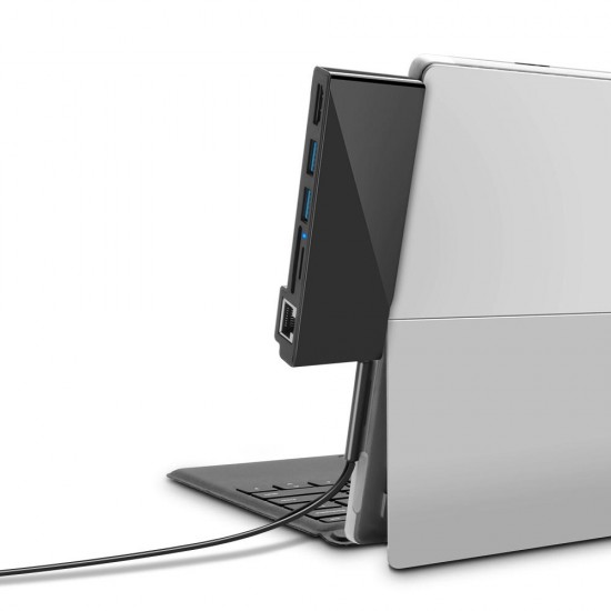 SUR368/SUR468/SUR568 Surface HUB USB Hub Card Reader for Surface Pro 3/4/5/6 with 1000Mbps RJ45 LAN 4K HD USB 3.0 Ports SD/TF Card Slots SUR368/SUR468/SUR568 Surface HUB USB Hub Card Reader for Surface Pro 3/4/5/6 with 1000Mbps RJ45 LAN 4K HD USB 3.0 Ports SD/TF Card Slots
