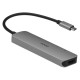XD100 5-port Docking Station Type-C USB3.0 Hub PD Charging Adapter HD Converter for Windows/Mac/Linux