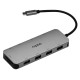 XD200 10-port Docking Station Type-C USB3.0 Hub RJ45 Adapter HD Converter SD / TF Card Reader for Windows/Mac/Linux