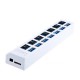 RL-U3H7-N1 USB Hub USB 3.0 Splitter Multi USB 3 2.0 Hub Multiple 7 Ports Hub with Power Adapter Computer Accessories Hub For PC