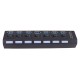 RL-U3H7-N1 USB Hub USB 3.0 Splitter Multi USB 3 2.0 Hub Multiple 7 Ports Hub with Power Adapter Computer Accessories Hub For PC RL-U3H7-N1 USB Hub USB 3.0 Splitter Multi USB 3 2.0 Hub Multiple 7 Ports Hub with Power Adapter Computer Accessories Hub For PC