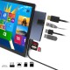 SUR758 USB 3.0 Hub Card Reader 4K HD 100Mbps Ethernet LAN Adapter for SD/TF Card Surface Pro 4/5/6 SUR758 USB 3.0 Hub Card Reader 4K HD 100Mbps Ethernet LAN Adapter for SD/TF Card Surface Pro 4/5/6