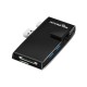 SUR768-P3 USB 3.0 Hub 4K HD 1000Mbps Gigabit Ethernet RJ45 Adapter SD/TF Card Reader for Surface Pro 3
