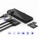 USB 3.0 Hub Type-C 4K HD Rj45 Gigabit Ethernet 1000Mbps Adapter TF/SD Card Reader for Surface Pro 7 USB 3.0 Hub Type-C 4K HD Rj45 Gigabit Ethernet 1000Mbps Adapter TF/SD Card Reader for Surface Pro 7