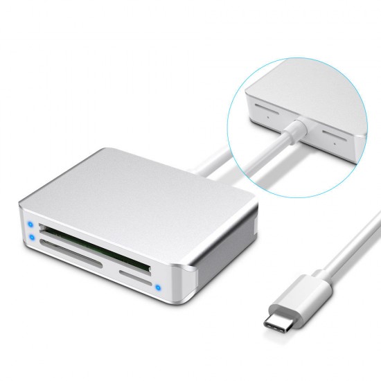 USB Hubs USB3.0 CF/SD/TF Type-c Audio Adapter Converter For Laptop PC Notebook Projector Mini PC USB Hubs USB3.0 CF/SD/TF Type-c Audio Adapter Converter For Laptop PC Notebook Projector Mini PC
