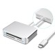 USB Hubs USB3.0 CF/SD/TF Type-c Audio Adapter Converter For Laptop PC Notebook Projector Mini PC USB Hubs USB3.0 CF/SD/TF Type-c Audio Adapter Converter For Laptop PC Notebook Projector Mini PC