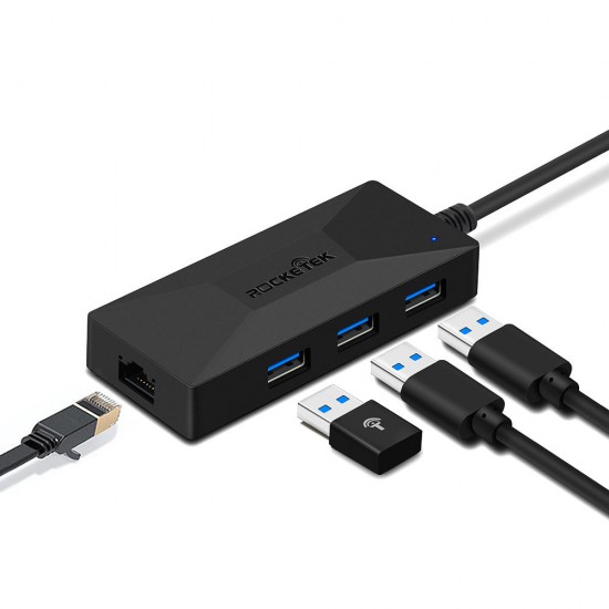 USB3-HC01 USB 3.0 to Rj45 Hub Gigabit Ethernet Adapter 1000Mbps for Mi Box 3/S 4 4c se Android TV Set-top Network Card Lan