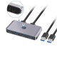 USS3 USB KVI Switcher Box 2 Computers 6 Ports USB 3.0 USB Hub Adapter Converter for Keyboard Mouse Printer Monitor USS3 USB KVI Switcher Box 2 Computers 6 Ports USB 3.0 USB Hub Adapter Converter for Keyboard Mouse Printer Monitor