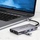 10 in 1 Type C Splitter Hub HDMI 3.5 Audio Port VGA TF SD USB3.0 Gigabit Network Port PD Adapter Converter for Huawei Air Apple Notebook 10 in 1 Type C Splitter Hub HDMI 3.5 Audio Port VGA TF SD USB3.0 Gigabit Network Port PD Adapter Converter for Huawei Air Apple Notebook
