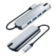 1905C Type-C to USB 3.0 USB Hub 5 Ports Hub 5-in-1 Docking Station Multi-functional Expander Adapter 1905C Type-C to USB 3.0 USB Hub 5 Ports Hub 5-in-1 Docking Station Multi-functional Expander Adapter