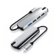 1906 Type-C to USB 3.0 HD 6 Ports USB Hub 6-in-1 Docking Station Multi-functional Hub + TF / SD Card Reader Expander Adapter 1906 Type-C to USB 3.0 HD 6 Ports USB Hub 6-in-1 Docking Station Multi-functional Hub + TF / SD Card Reader Expander Adapter
