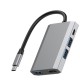 TW5A Type-C to USB 3.0 Hub 5 Ports Hub 5-in-1 Docking Station Multi-functional Hub Expander Adapter with PD TW5A Type-C to USB 3.0 Hub 5 Ports Hub 5-in-1 Docking Station Multi-functional Hub Expander Adapter with PD