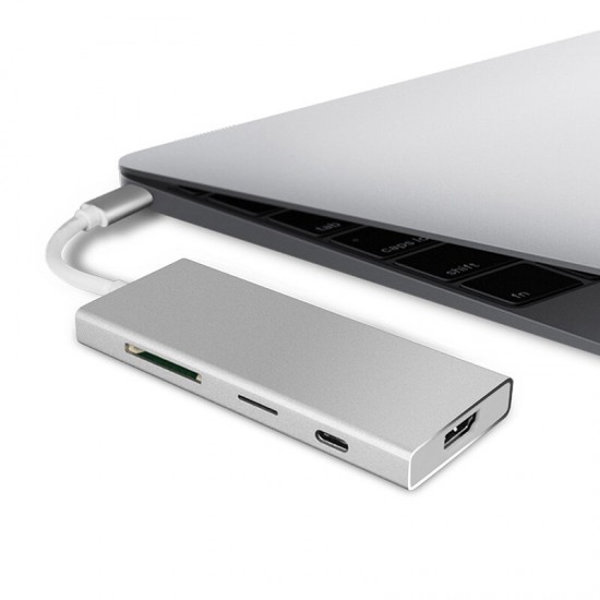 Type C USB 3.0 to High Definition Multimedia Interface 2K TF/SD USB Converter For Cellphone Laptop Type C USB 3.0 to High Definition Multimedia Interface 2K TF/SD USB Converter For Cellphone Laptop