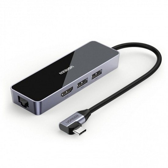 Type C Splitter USB3.0 HDMI Hub RJ45 Gigabit Ethernet Adapter USB C Multifunction Converter Docking Station CM350