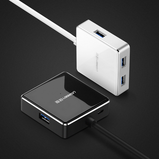 US168 5 in 1 USB3.0 High Speed USB Hub Aluminum Alloy Extender Connector with Power Supply Interface for PC Laptop US168 5 in 1 USB3.0 High Speed USB Hub Aluminum Alloy Extender Connector with Power Supply Interface for PC Laptop