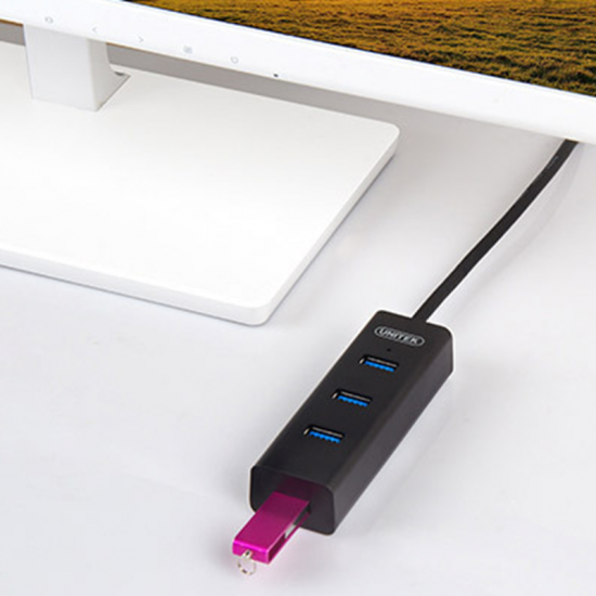 Y-3089 USB3.0 Hub with 4 Ports USB Hub Extender Extension Connector for Phone/Tablet/Computer Support OTG