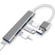 USB-C Hub USB 3.0 Docking Station Type-C USB Splitter 4 Ports Dock Adapter for Mac book Pro PC Computer Accessories