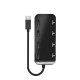 USB3.0 / Type-C 4 in 1 Multifunction USB Hub USB3.0 High Speed Transmission with Switch Adapter Extender Extension Connector for PC Laptop USB3.0 / Type-C 4 in 1 Multifunction USB Hub USB3.0 High Speed Transmission with Switch Adapter Extender Extension Connector for PC Laptop