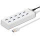 CR117 High Speed USB 3.0 10 Ports Hub With 12V 4A Power Adapter USB Splitter for Laptop PC