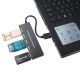 Ultra Thin 4 USB3.0 Ports Hub with a 2.4A USB Fast Charging Port