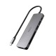 CB011A 6-in-1 USB-C Hub Type-C + USB3.0 Hub 4K HD 100W Quick Charge CFAST/SD Card Reader Docking Station CB011A 6-in-1 USB-C Hub Type-C + USB3.0 Hub 4K HD 100W Quick Charge CFAST/SD Card Reader Docking Station