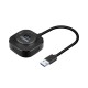 V-U34 USB 2.0 / USB 3.0 Hub Docking Station Splitter Multiple USB Hub Expander 4 Ports Hub for PC Laptop Computer