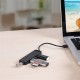 4-in-1 USB3.0 Hub 4 USB3.0 Ports 5Gbps High Speed Docking Station USB Data Transmission Adapter Converter for Keyboard Mouse CHL